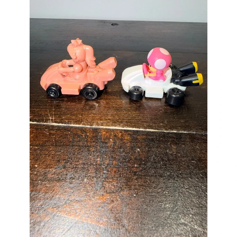 Nintendo Super Mario Kart Toy Cars Princess Peach Rose Gold Toadette McDonalds